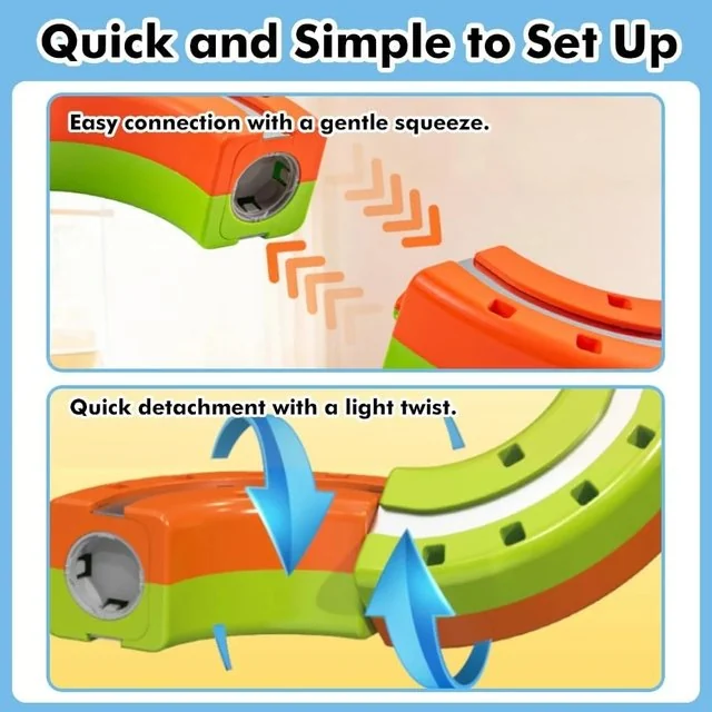 3D Anti-Gravity Electric Train Track Set for Kids