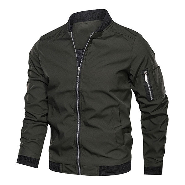 Fashion Solid Color Men's Light Weight Jacket