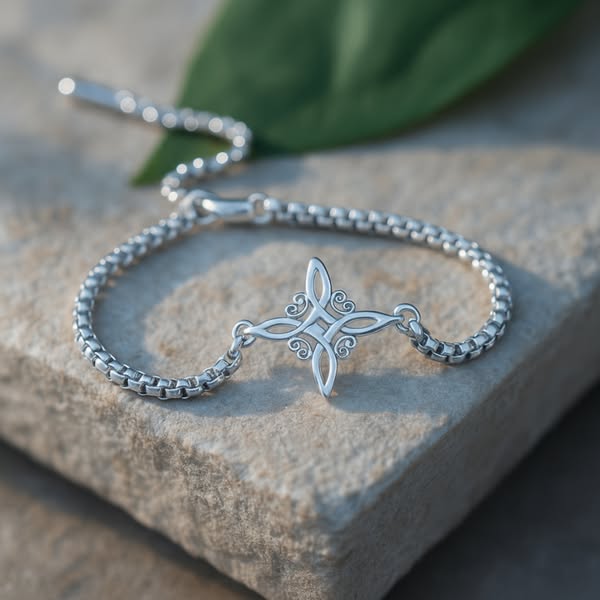 Witch Knot Protection Charm Bracelet