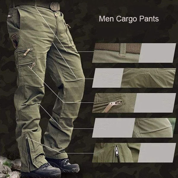 Classic Casual Wear Multi-Pocket Cargo Pants