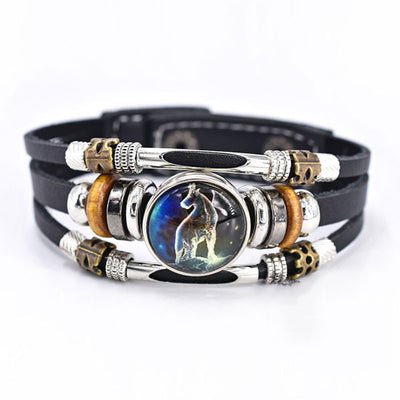 Fashion Luminous Zodiac Sign Bracelet Bright In The Dark