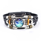 Fashion Luminous Zodiac Sign Bracelet Bright In The Dark