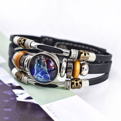 Fashion Luminous Zodiac Sign Bracelet Bright In The Dark