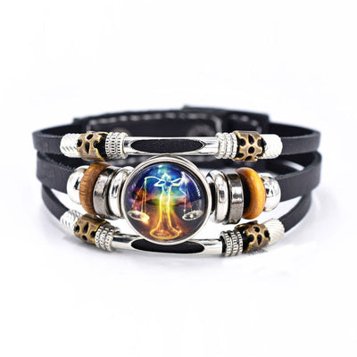 Fashion Luminous Zodiac Sign Bracelet Bright In The Dark