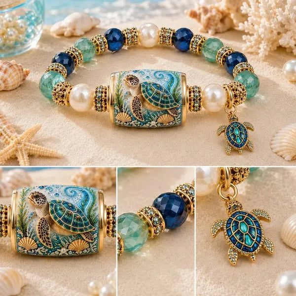 Ocean Sea Animals Adjustable String Bracelet