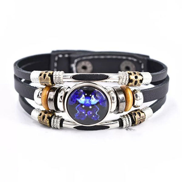 Buy One And Get One Free Zodiac Sign Luminous Bracelet Family Gifts Friends Gifts