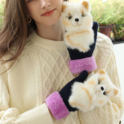 Fashion Cute Animal Women Gloves