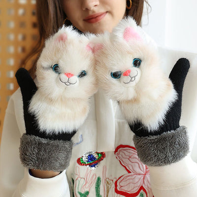 Fashion Cute Animal Women Gloves