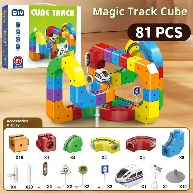 3D Anti-Gravity  Electric Train Track Set for Kids