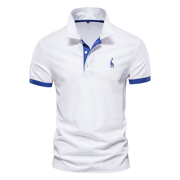 Fashion Stand Collar Men's Golf T-Shirt