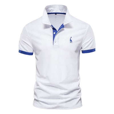 Fashion Stand Collar Men's Golf T-Shirt