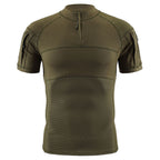 Fashion Men's Short Sleeve Round Collar T-shirt