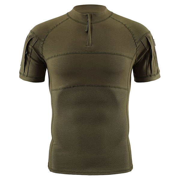 Fashion Men's Short Sleeve Round Collar T-shirt