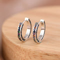 Fashion Colorful Stone 925 Sterling Silver Earrings Price A Pair