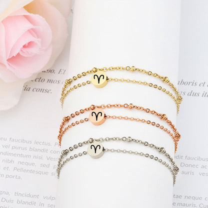 Fashion Zodiac Sign Waist Bracelet Or Anklet
