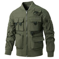 Classic Multi Front Pockets Men's Cargo Jacket