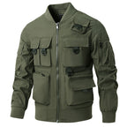 Classic Multi Front Pockets Men's Cargo Jacket