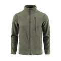Fashion Men's Stand Collar Front Pocket Men's Fleece