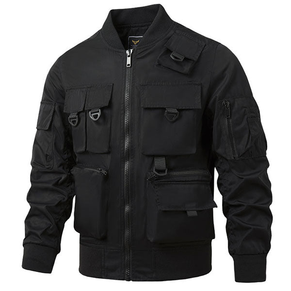 Classic Multi Front Pockets Men's Cargo Jacket