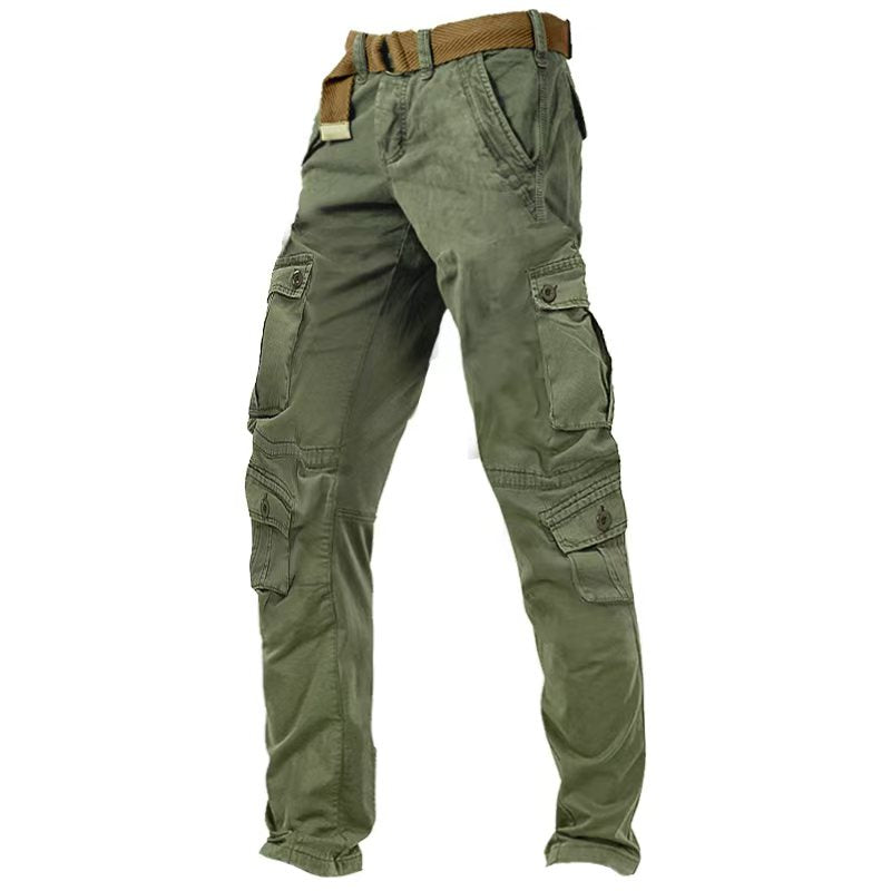 High Quality Men's Cargo Pants Casual Loose Multi Pocket