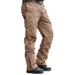 Fashion Classic Men's 100% Cotton Cargo Pants Daily Wear