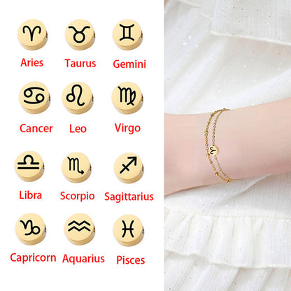 Fashion Zodiac Sign Waist Bracelet Or Anklet