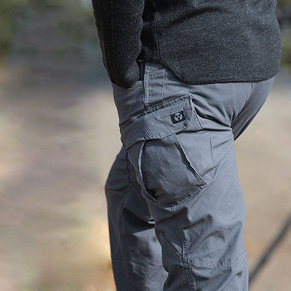 Men's Unique Lines Front Pactch Pants For Sports and Outdoors