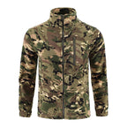 Fashion Men's Stand Collar Front Pocket Men's Fleece