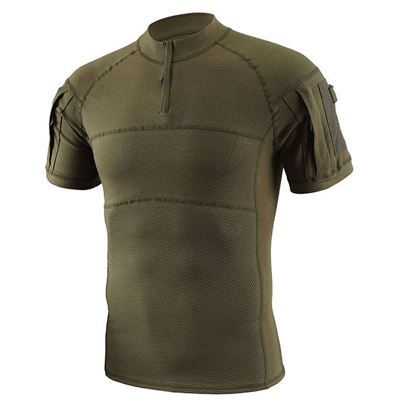 Fashion Men's Short Sleeve Round Collar T-shirt