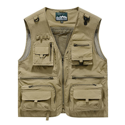 Mutli Pocketts Men's Vest For Sports And Outdoors