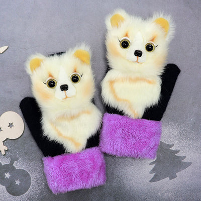 Fashion Cute Animal Women Gloves