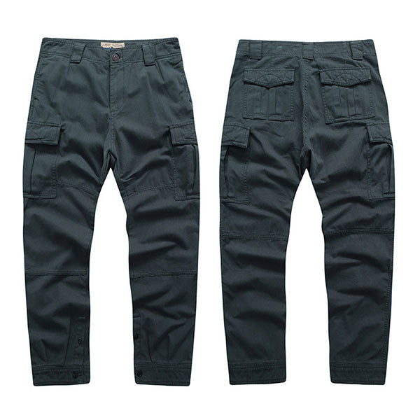 Daily Wear Cotton Made Men's Cargo Pants With Side Pockets