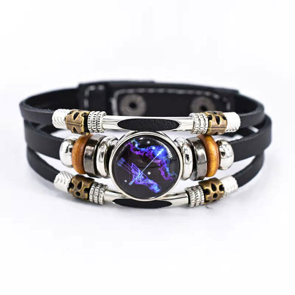 Astrological Sign Luminous Bracelet Super Bright In The Dark