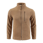 Fashion Men's Stand Collar Front Pocket Men's Fleece