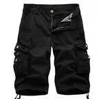 Fashion Cotton Solid Color Men's Cargo Short Pants