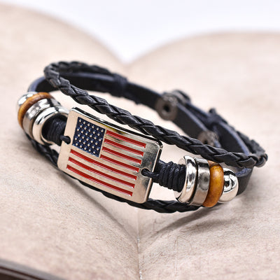 Fashion US Flage Bracelet