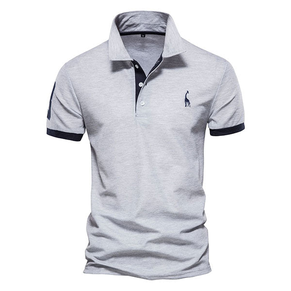 Fashion Stand Collar Men's Golf T-Shirt