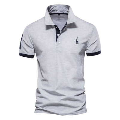 Fashion Stand Collar Men's Golf T-Shirt