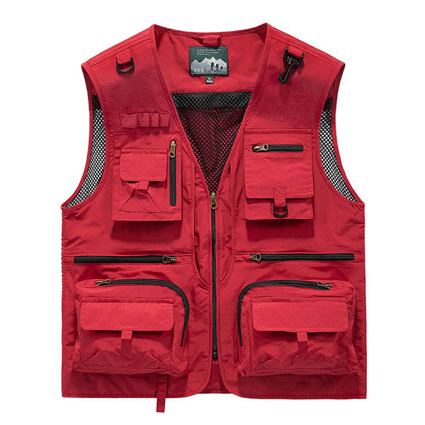 Mutli Pocketts Men's Vest For Sports And Outdoors