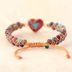 Fashion Handmade Bohemia Style Natural Stone Adjustable String Bracelet
