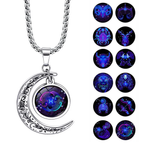 Fashion Zodiac Sign Unisex Necklace