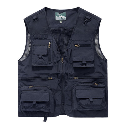 Mutli Pocketts Men's Vest For Sports And Outdoors