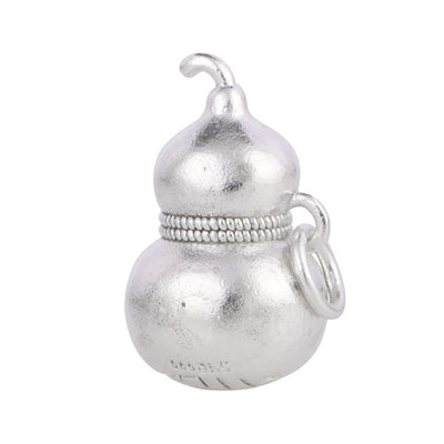925 Sterling Silver  Hulu-Gourd Pendant Necklace