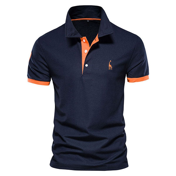 Fashion Stand Collar Men's Golf T-Shirt