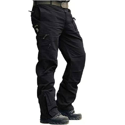 Fashion Classic Men's 100% Cotton Cargo Pants Daily Wear