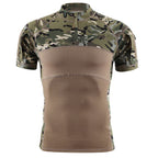 Fashion Men's Short Sleeve Round Collar T-shirt