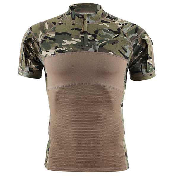 Fashion Men's Short Sleeve Round Collar T-shirt