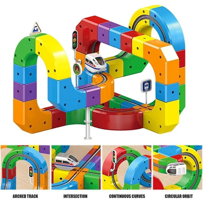 3D Anti-Gravity  Electric Train Track Set for Kids