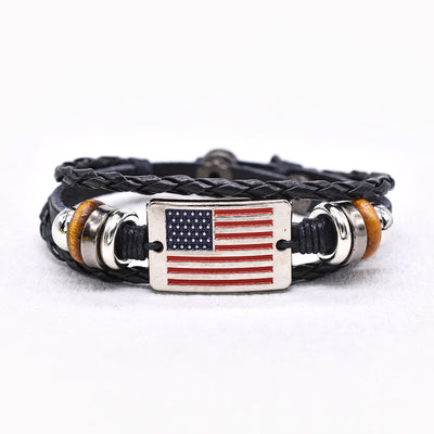 Fashion US Flage Bracelet