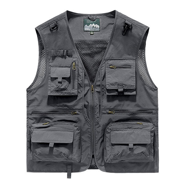 Mutli Pocketts Men's Vest For Sports And Outdoors